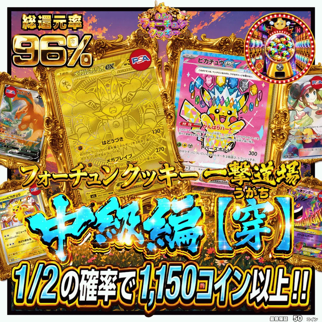 フォーチュンクッキー一撃道場 中級編【穿】Ⅲ