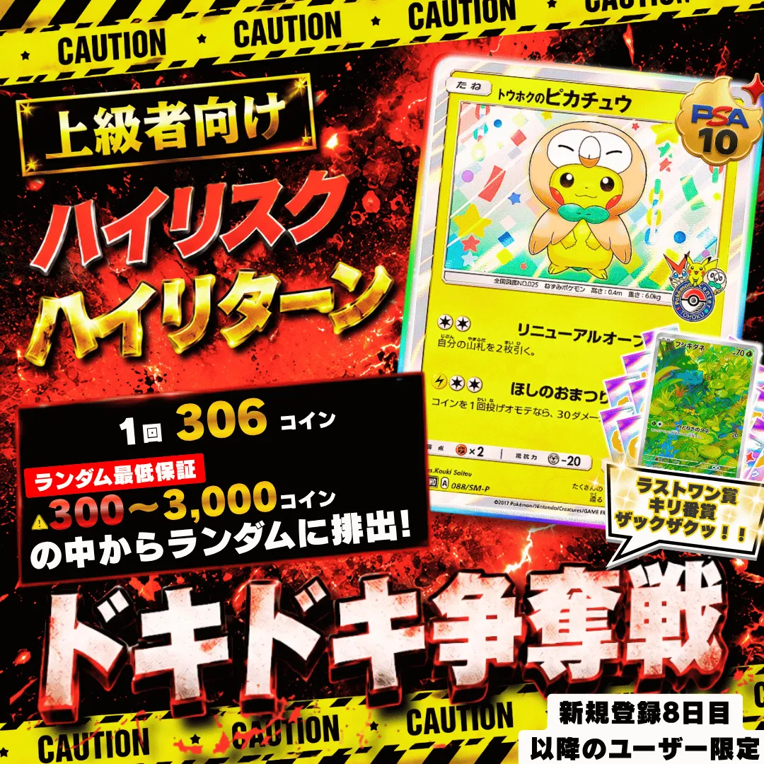 ドキドキ争奪戦　トウホクのピカチュウ