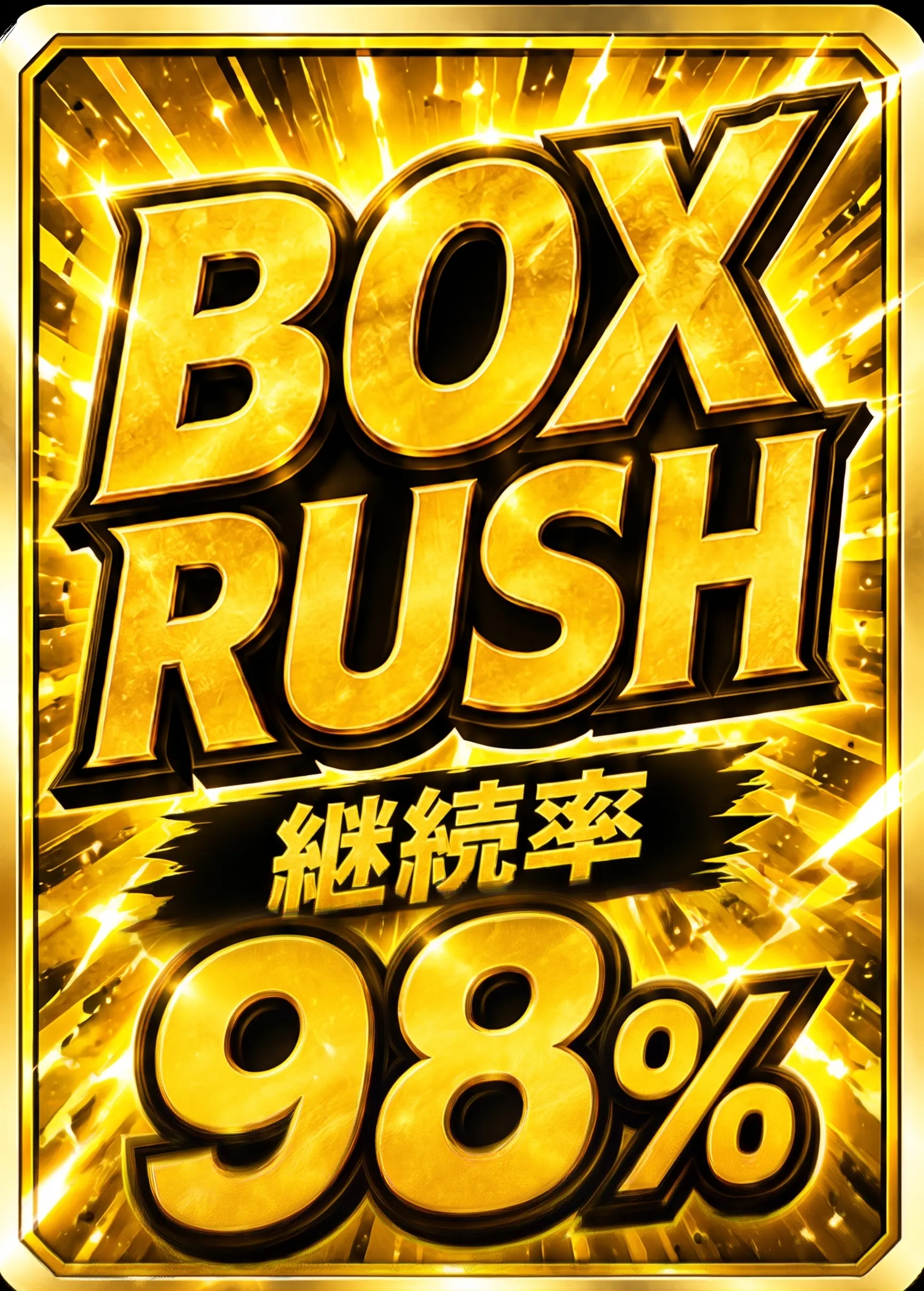 BOX RUSHチケット 継続率98％